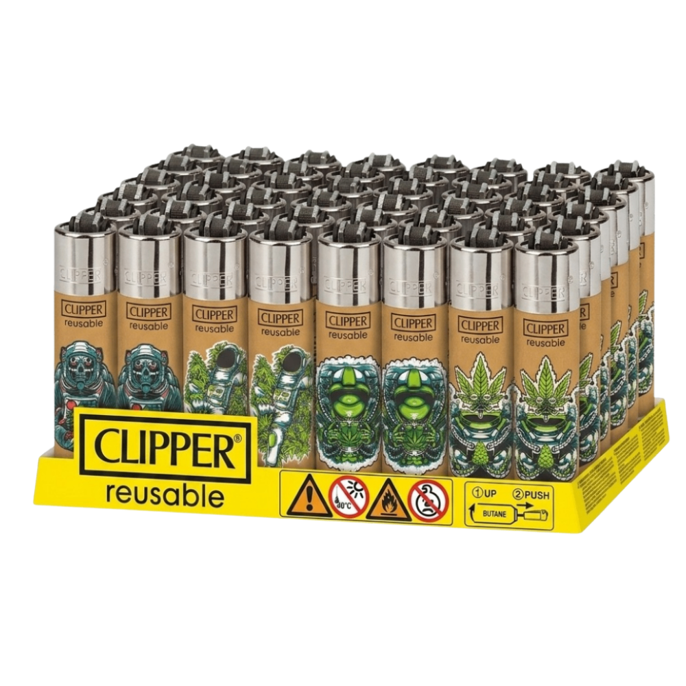 Clipper Lighters- 420 Pure Cosmic Weed
